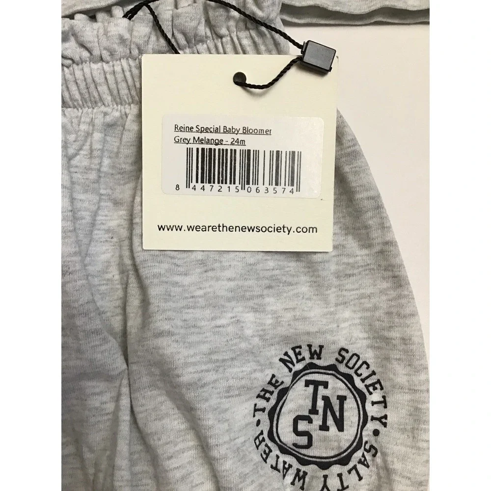 The New‎ Society Baby Gray Melange Reine Special Baby Tee Bloomer NWT Size 24M